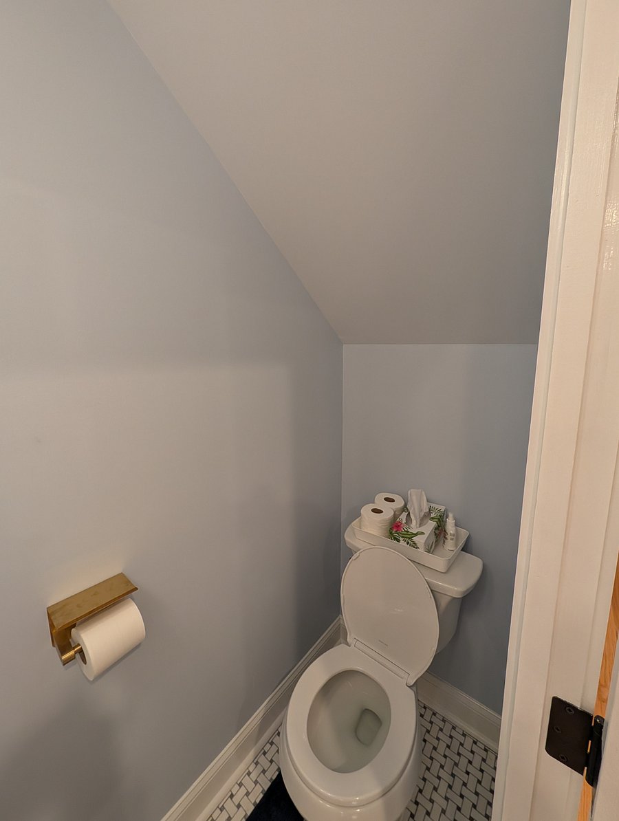 First floor half bath