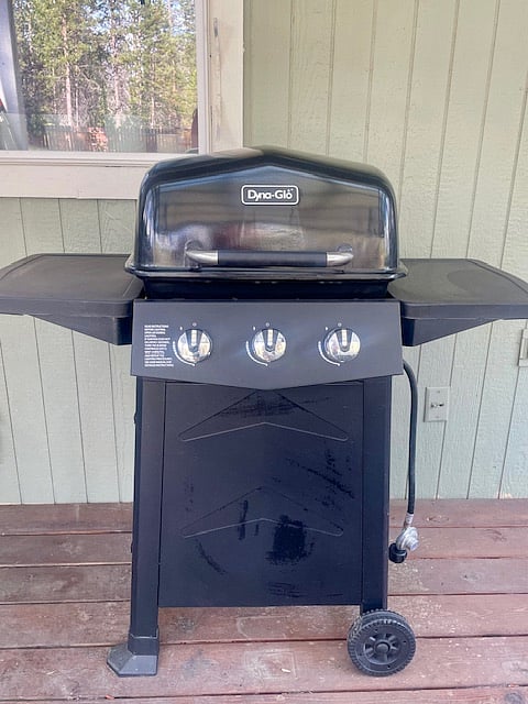 Backyard patio grill