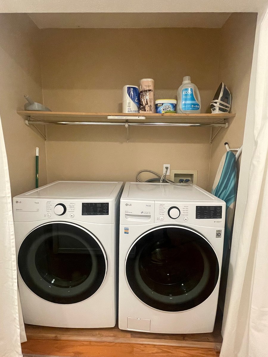 New washer and dryer