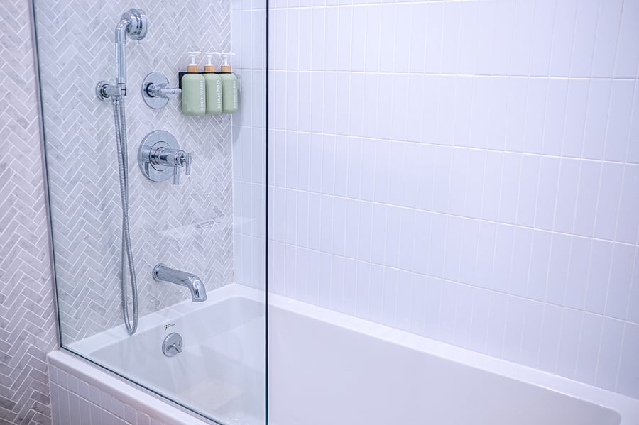 2nd full bathroom with bathtub shower