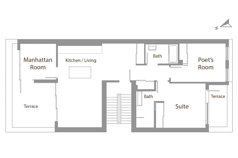 Floorplan of ALONK Penthouse