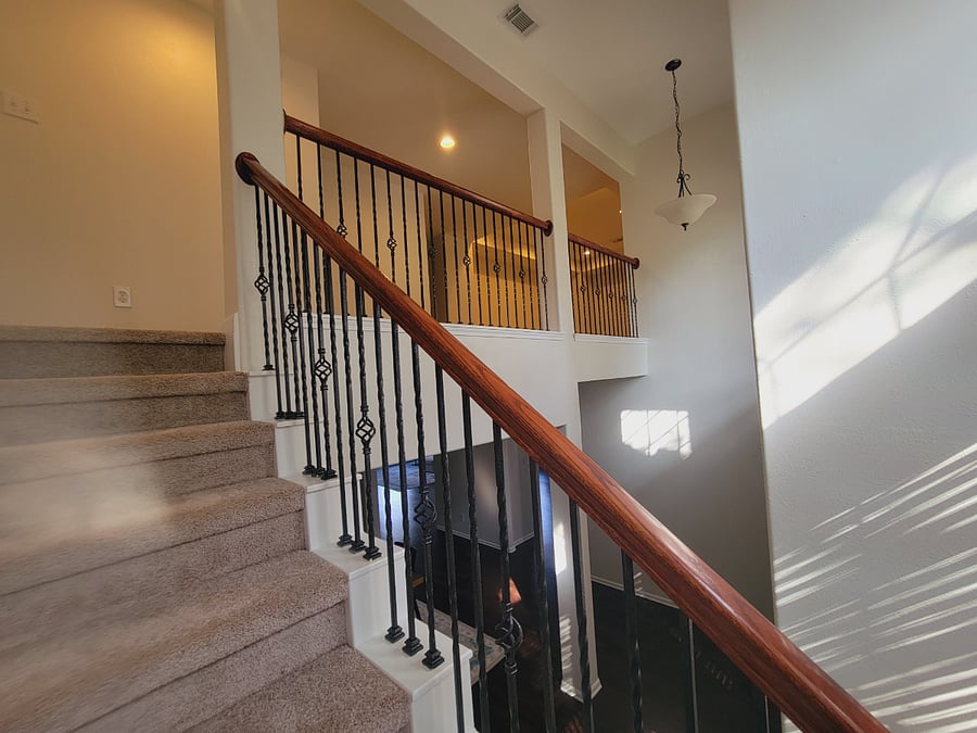 Stairs to second level