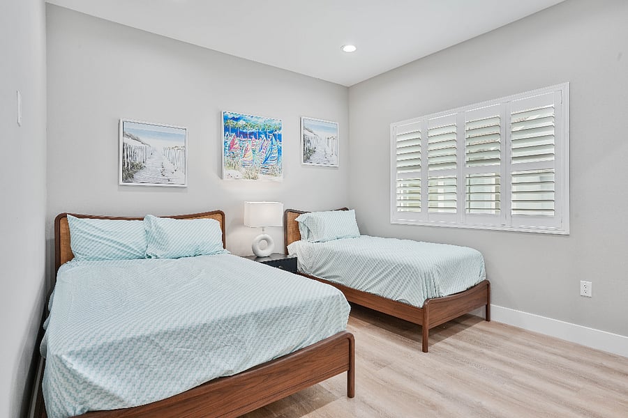 Bedroom Two with Twin Beds