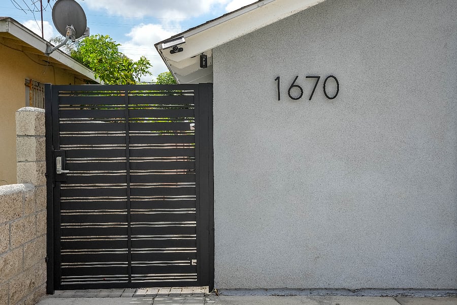 Secured Gate with code