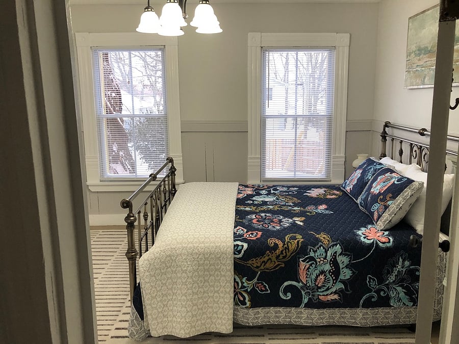 Back bedroom is quiet and serene.