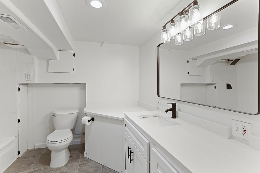 Private bathroom in unit