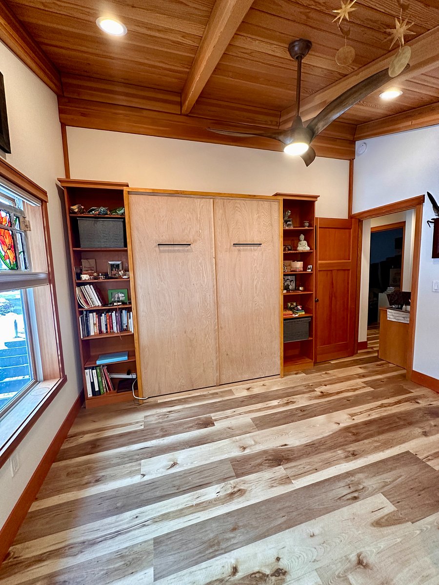 Bedroom 2, with murphy bed up.