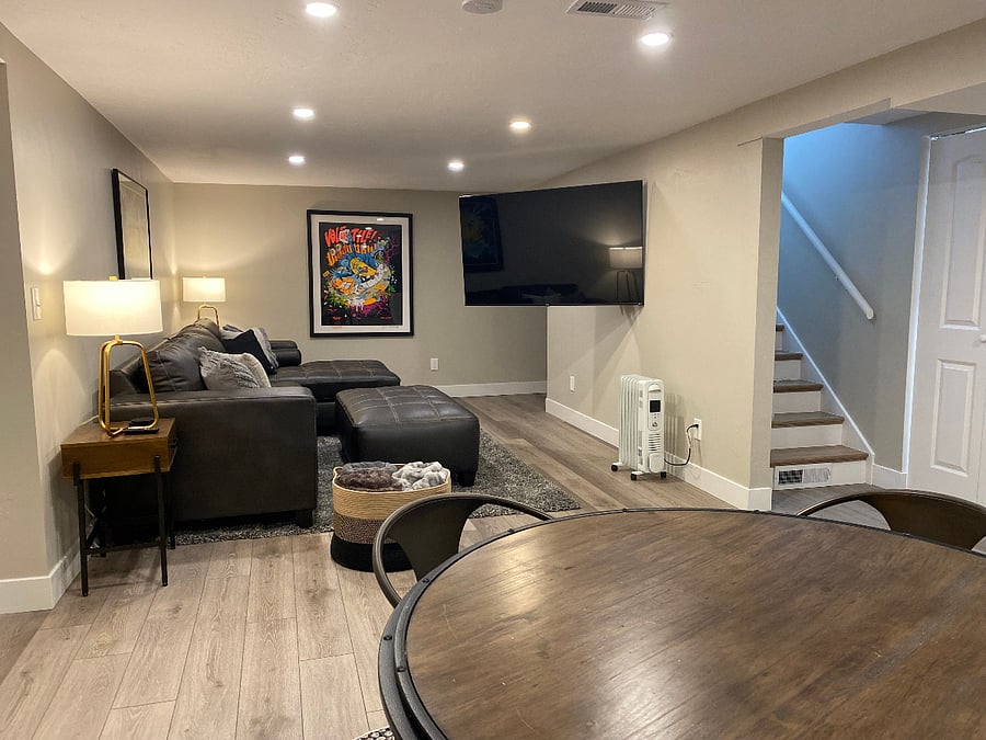 Basement TV Room