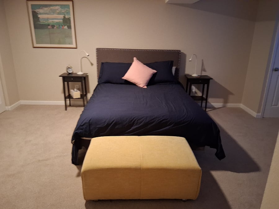 Third bedroom (this one in the basement)