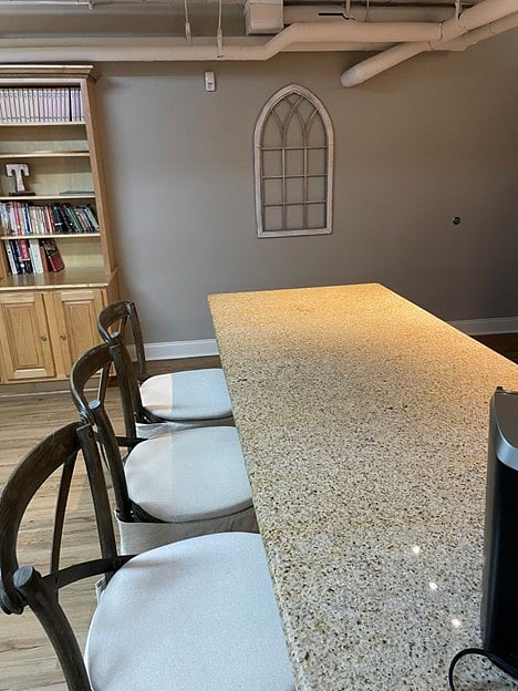 Real granite counters