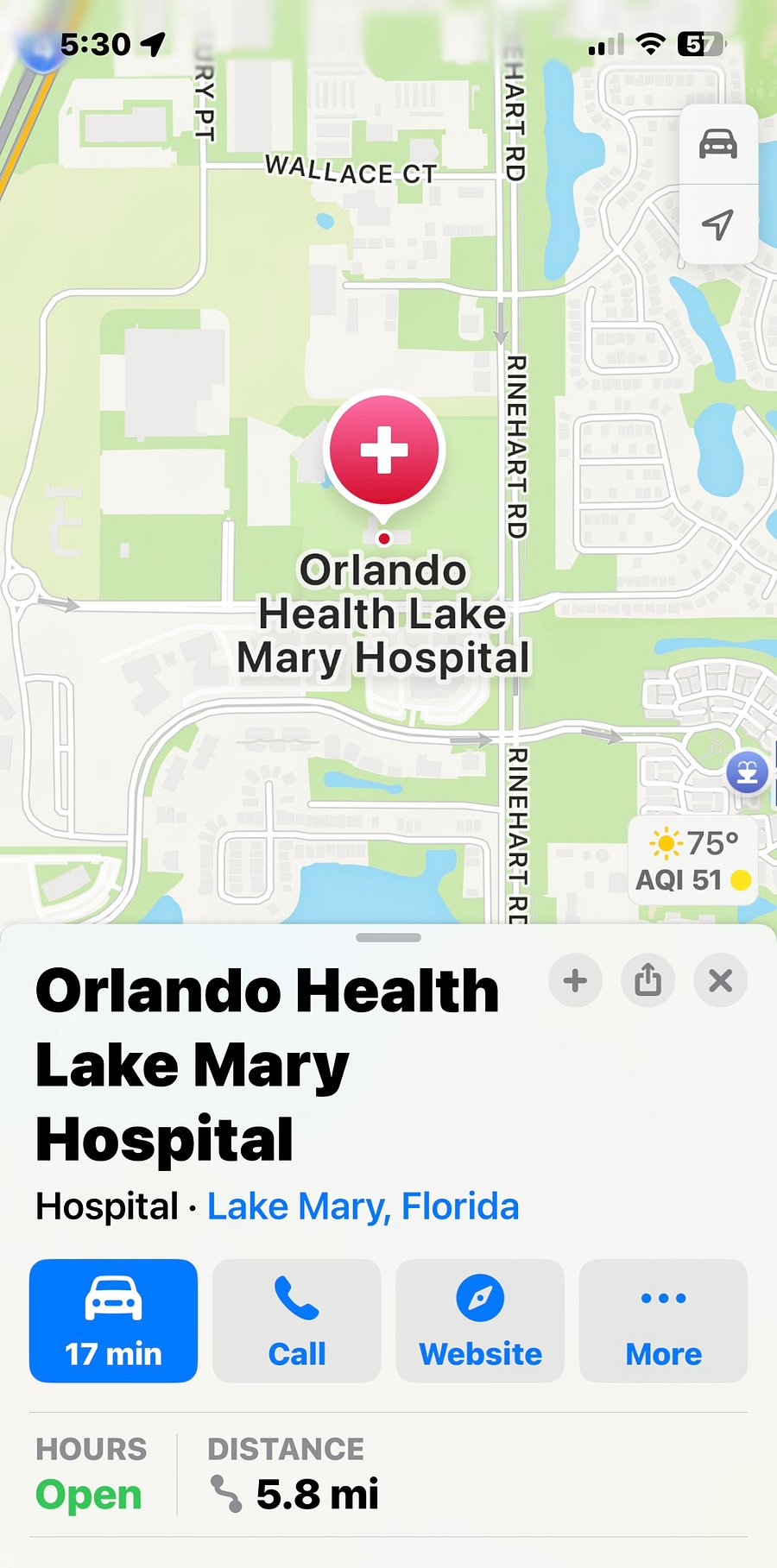 Close to hospitals