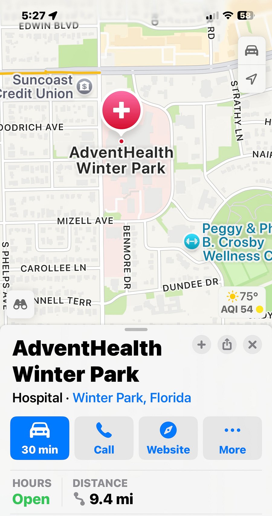 Advent Health Hospital Winter Park