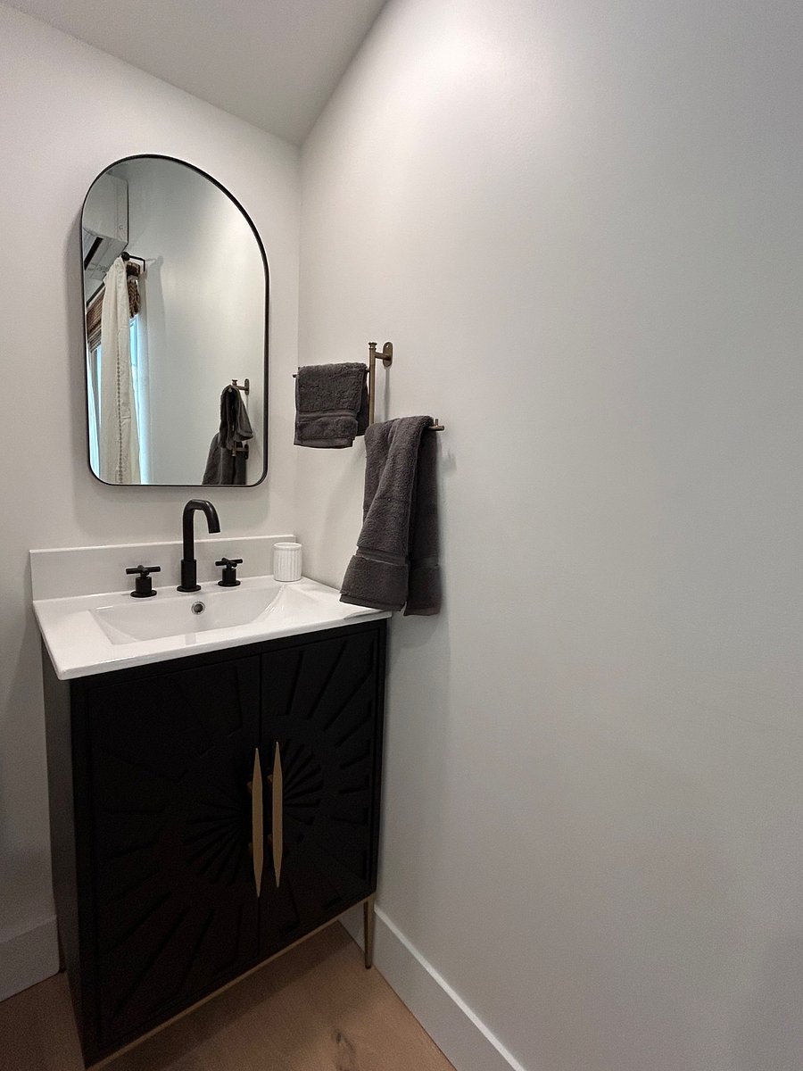 Upstairs sink