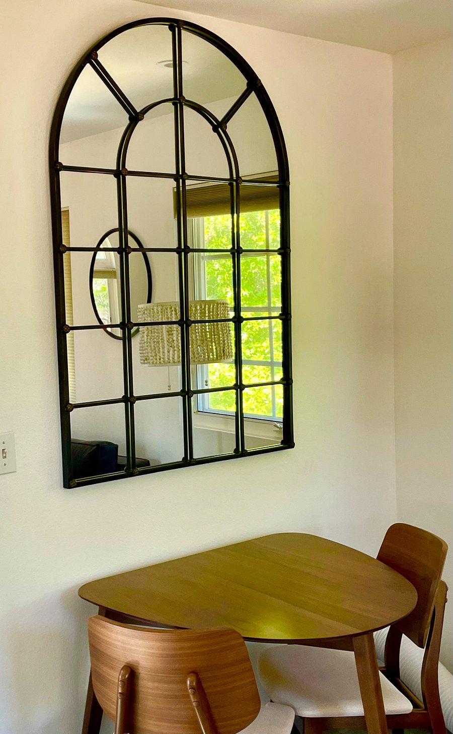 Dining table that can double as a work station