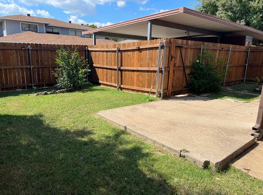 corner backyard