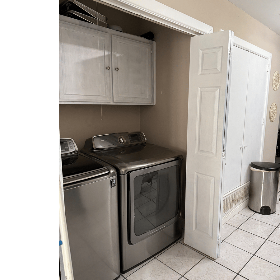 Washer/Dryer area next to kitchen