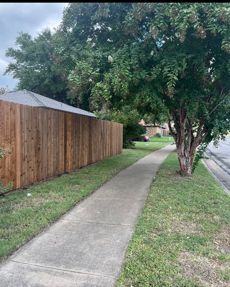 Street side of corner