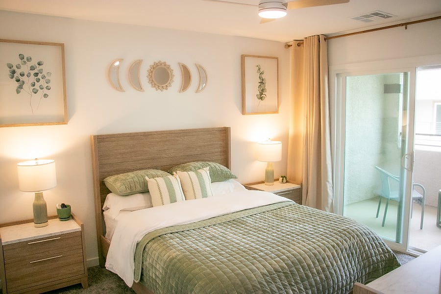 2nd Floor: 2nd Bedroom with Queen Size Bed, & Private Balcony