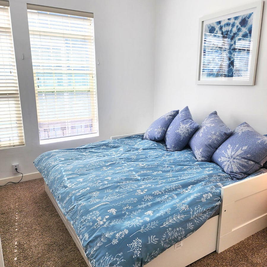 Guest Bedroom With Twin Made Into King