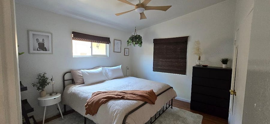 Master bedroom with King bed