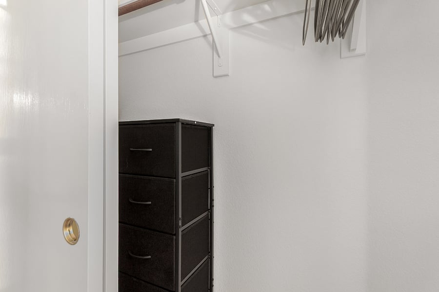 Bedroom 2 Closet with Storage Dresser