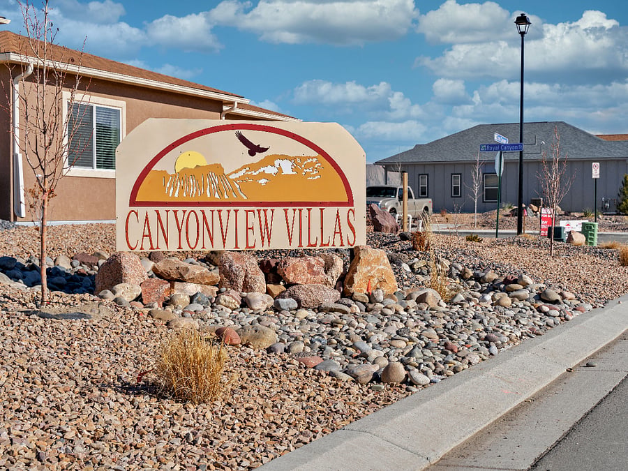 Entrance to Subdivision