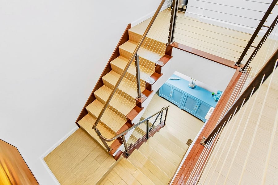 Open Staircase from 2nd Floor to 3rd Floor