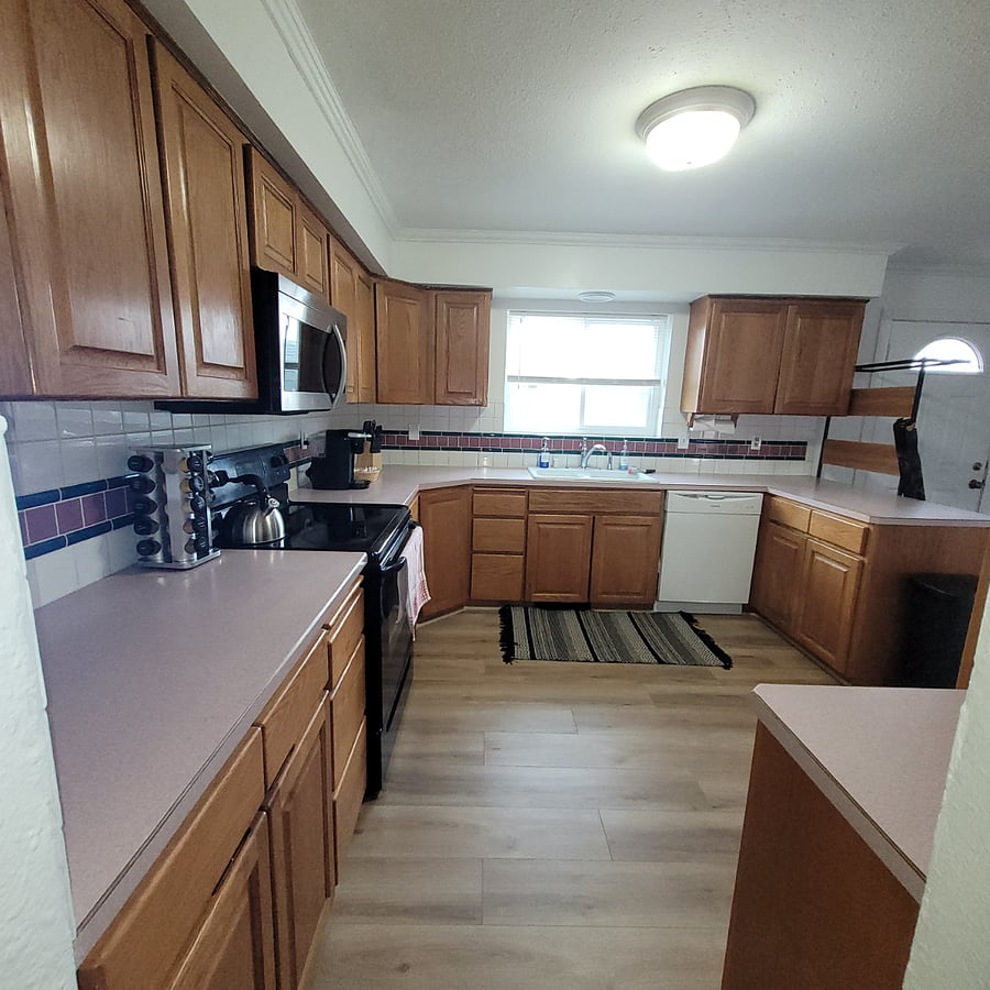 Large fully loaded kitchen.