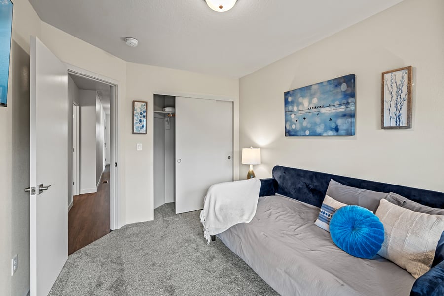 Bedroom #3 with day bed that function as another living area. Great combo room