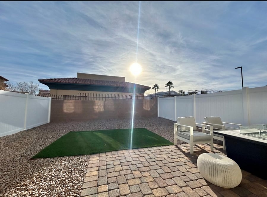 Shared backyard