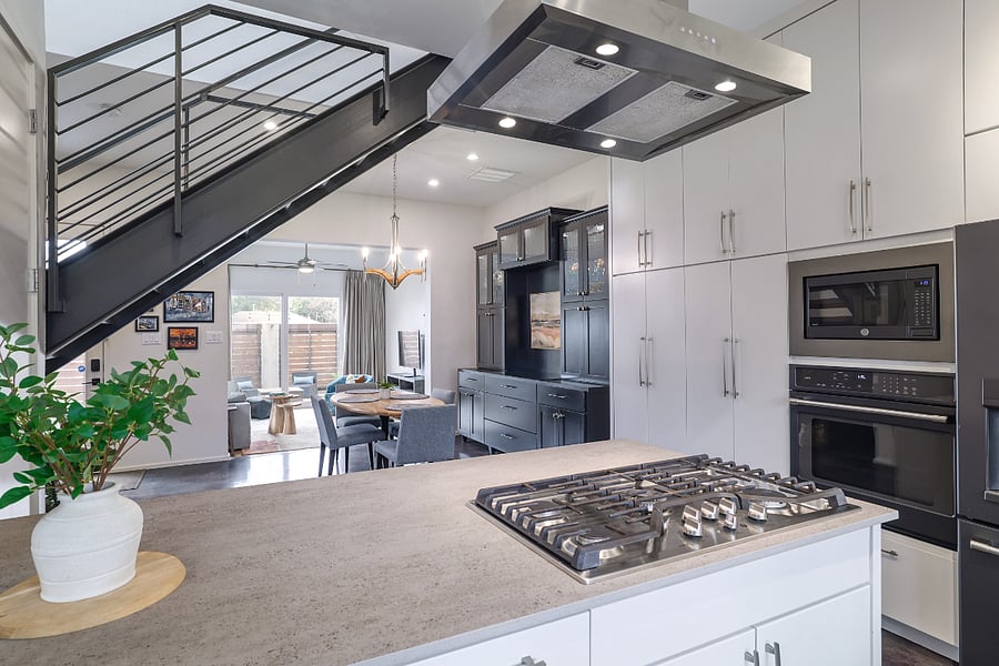Kitchen, looking to dining room
