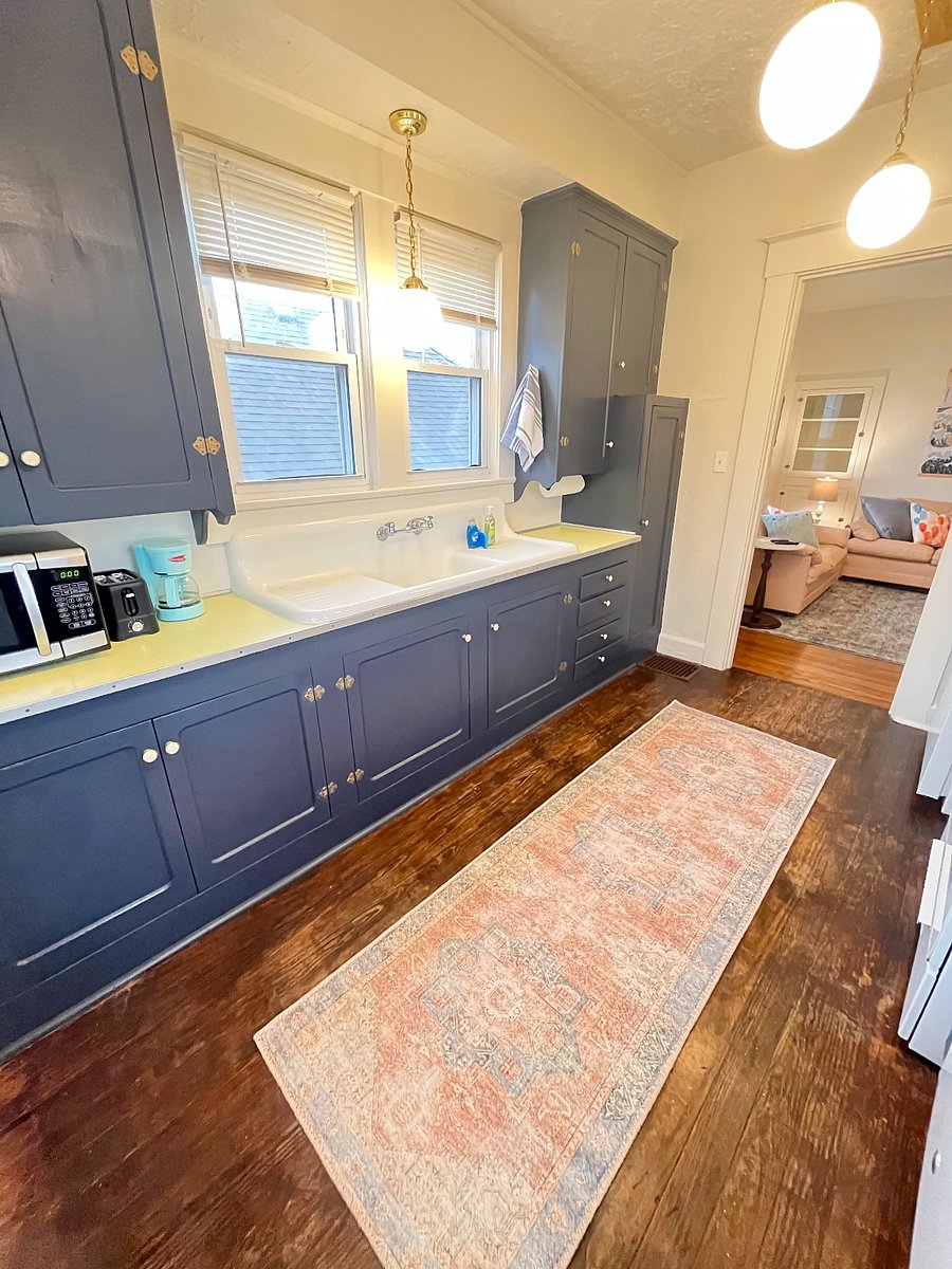 sunny kitchen with period details