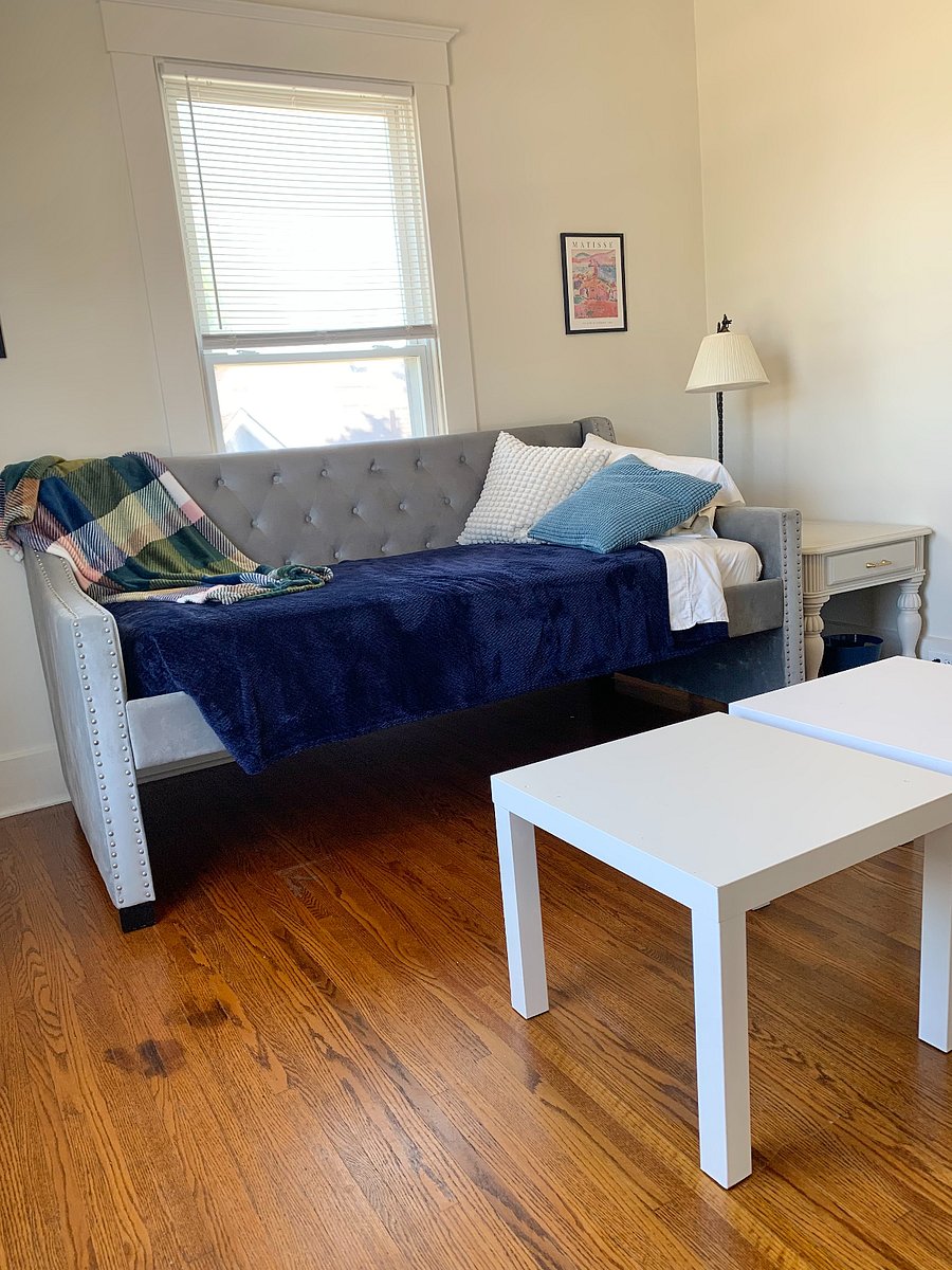 roomy second bedroom with twin bed