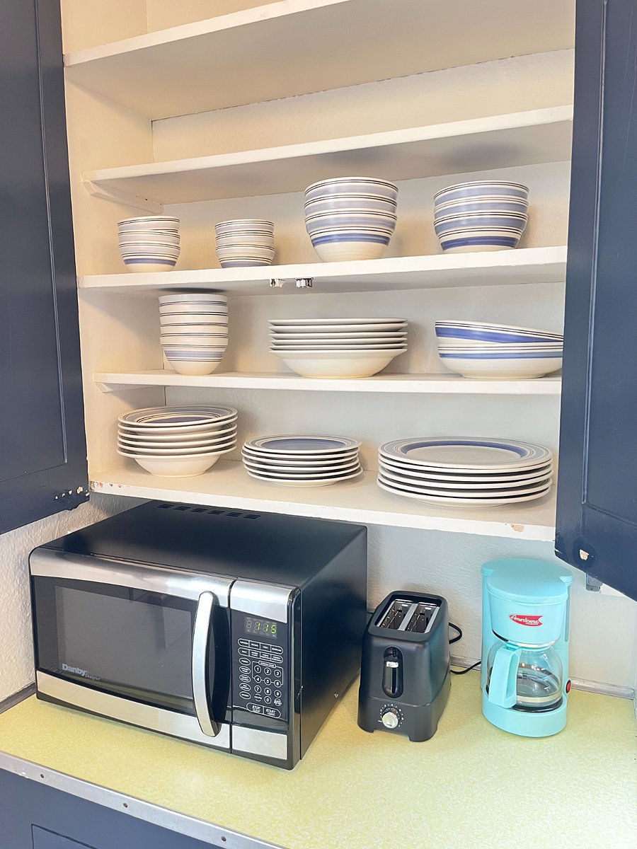 fully appointed kitchen for all your cooking/dining needs