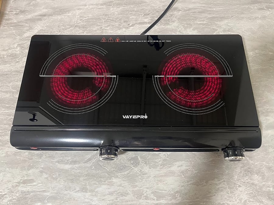 2 burner stovetop