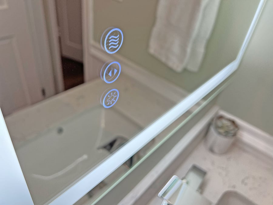 Full Bath w/Self-lit LED mirror and anti-fog control