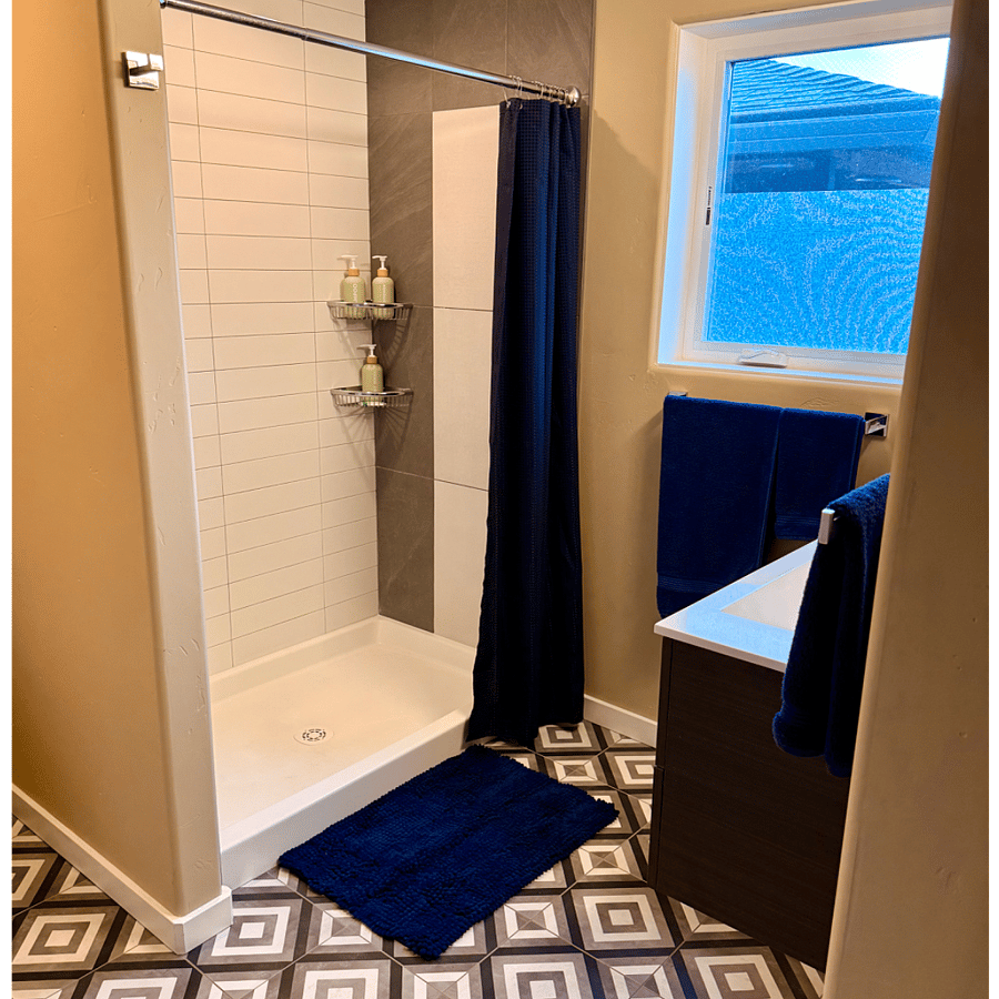 Walk in shower