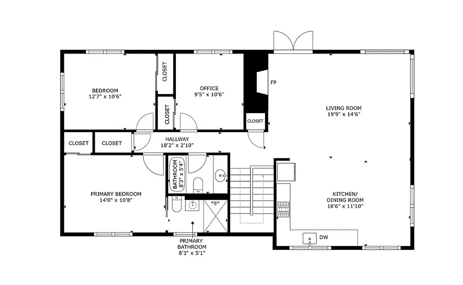 Upstairs Floor Plan