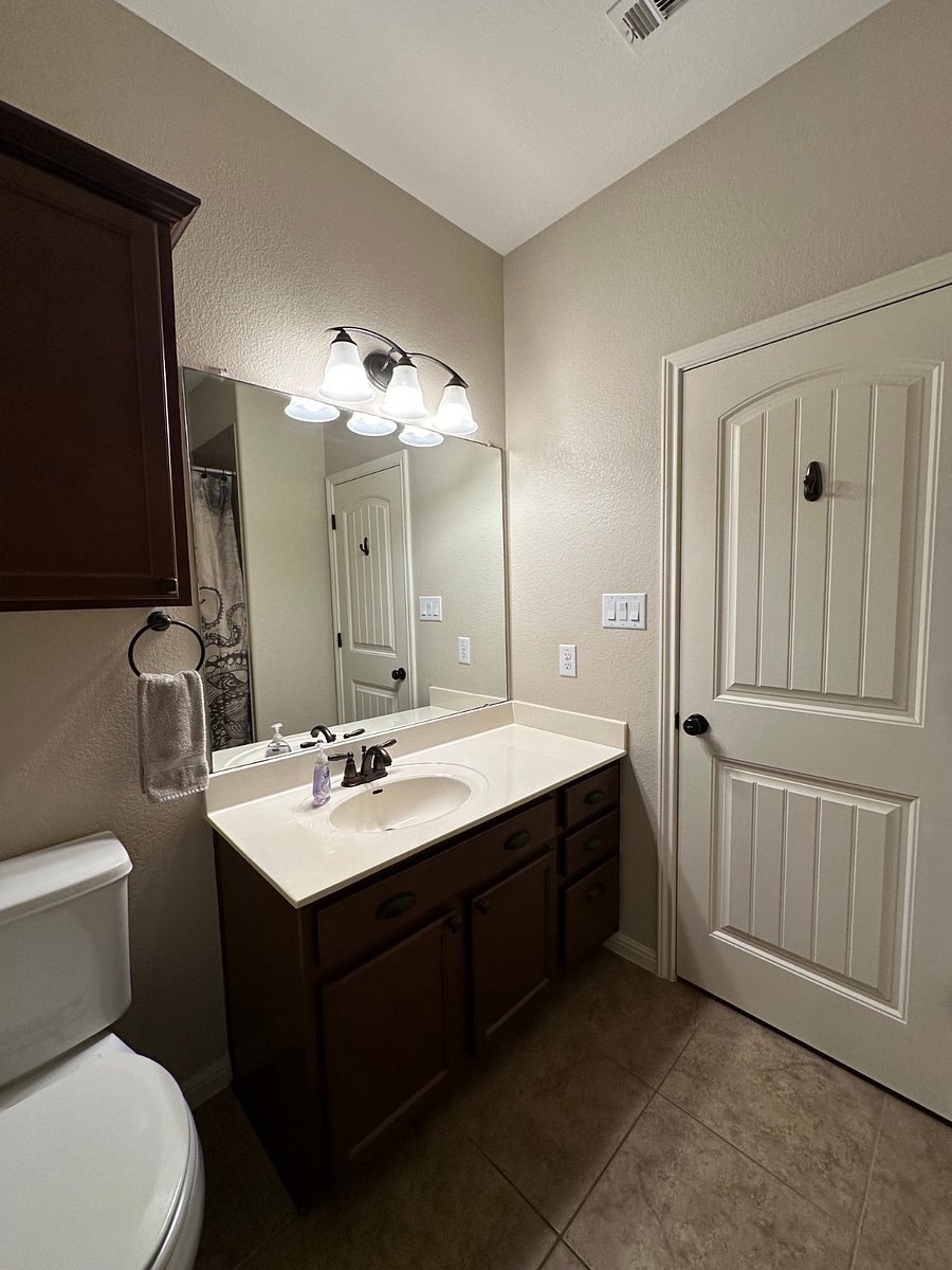 Your private, full bathroom with rain head shower