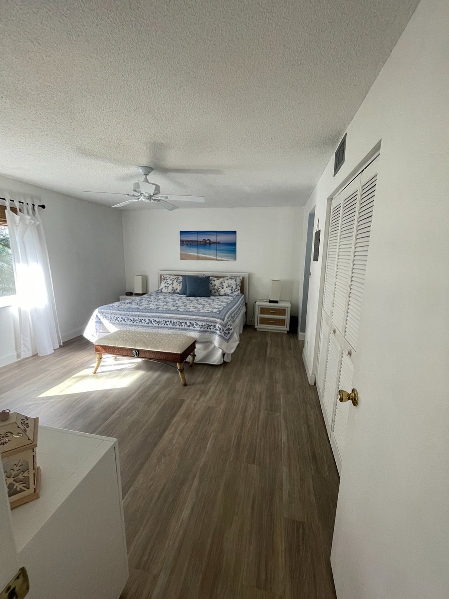 Primary Bedroom with full access to 1 large closet, bureau, and chest.
