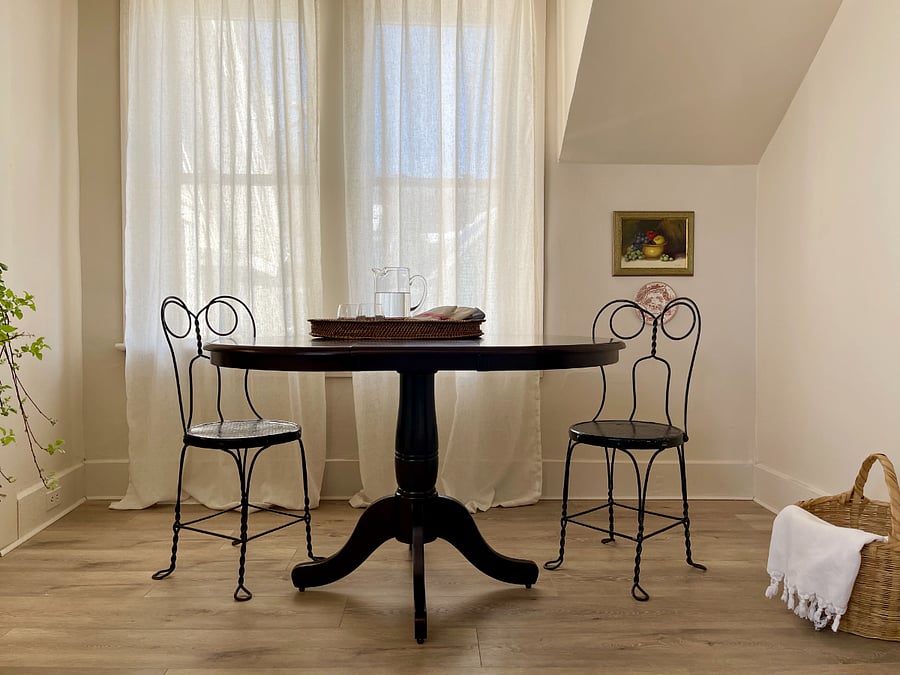Dining area off of living room