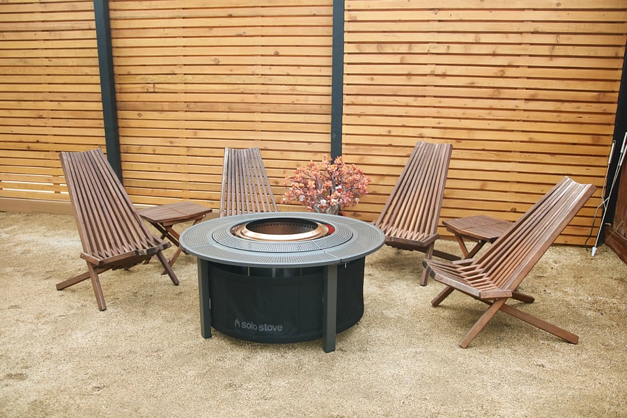 Solo Fire Pit seating area