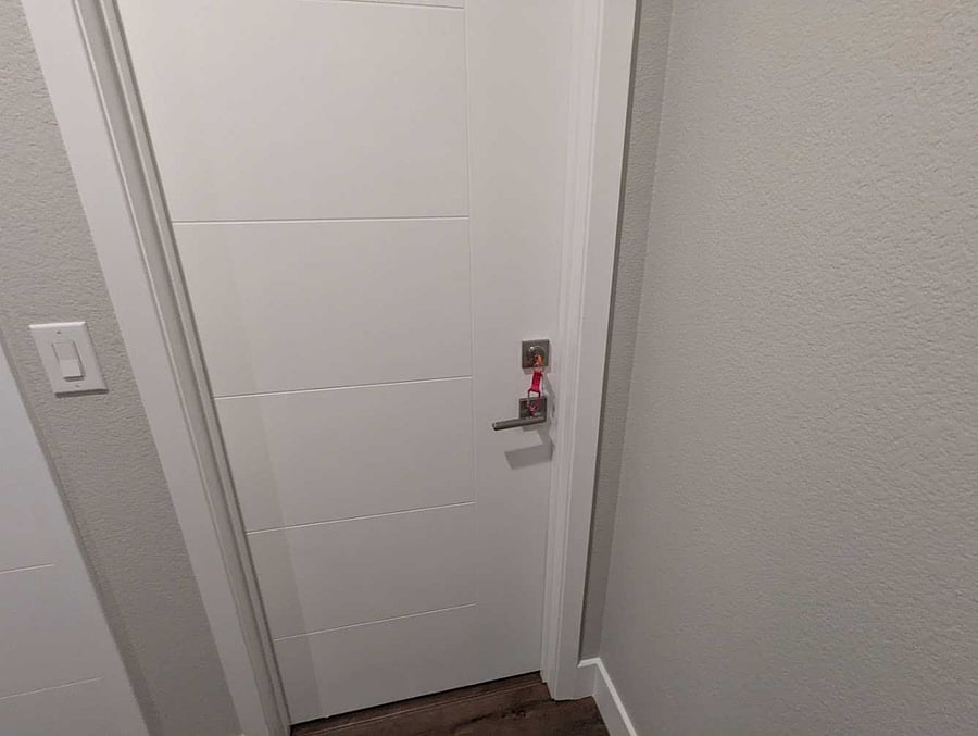 DEADBOLT SECURITY ON BEDROOM #1