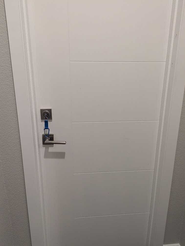 DEADBOLT SECURITY ON EACH BEDROOM