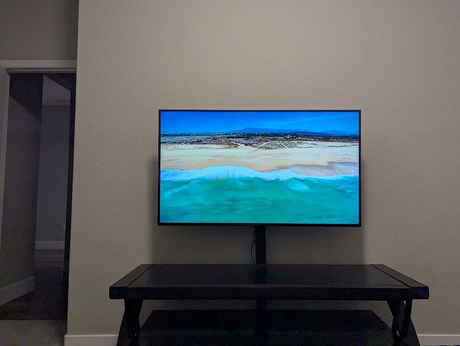BEDROOM #2 50" SMART TV ON STAND