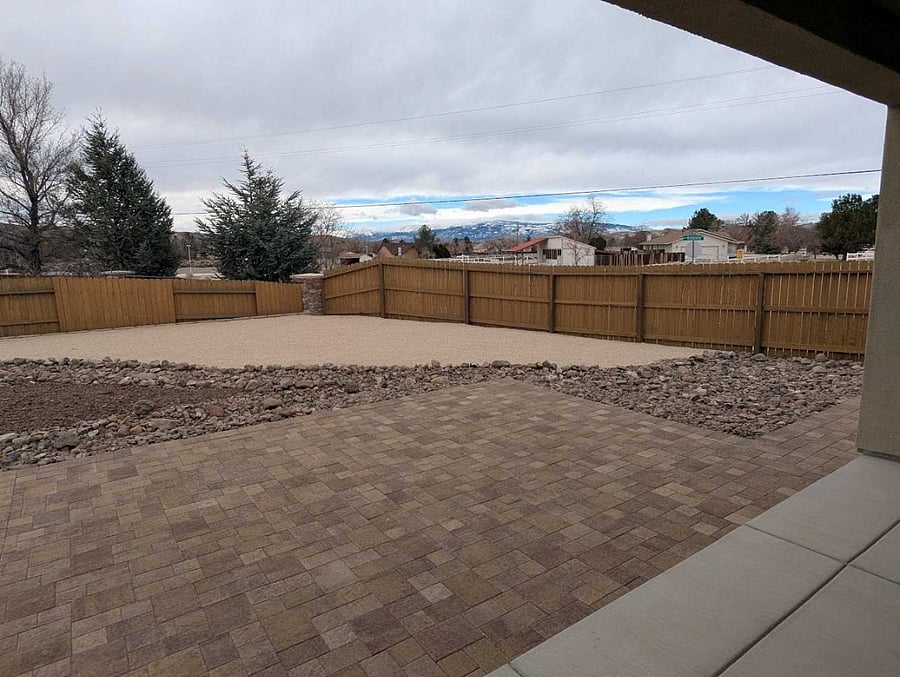 FULLY LANDSCAPED BACK YARD WITH MOUNTAIN VIEWS