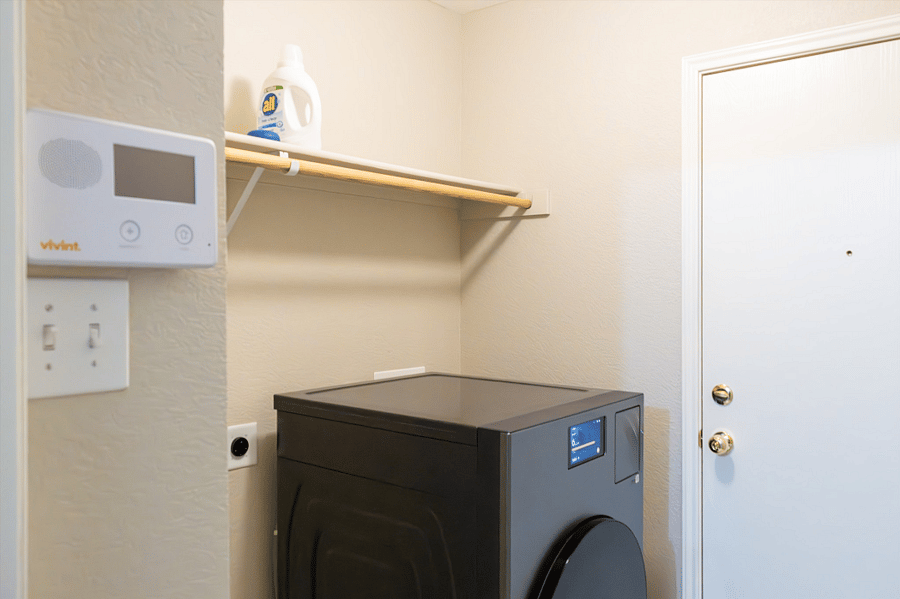 Laundry Room Connects to Your Own Private 2-Car Garage