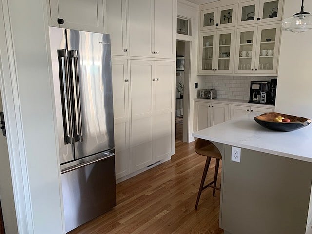 Gourmet kitchen.