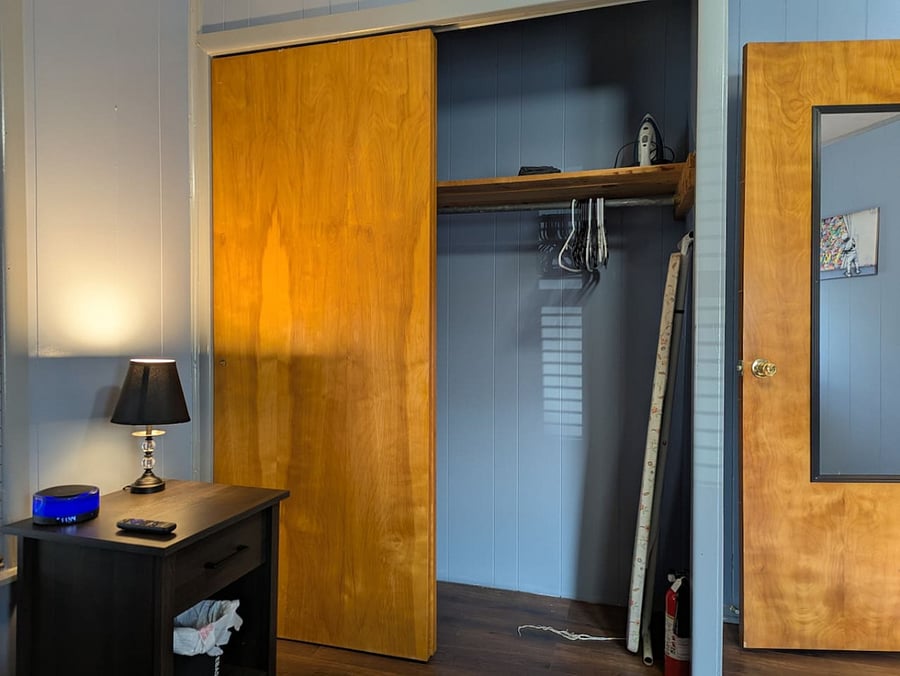 Bedroom closet.