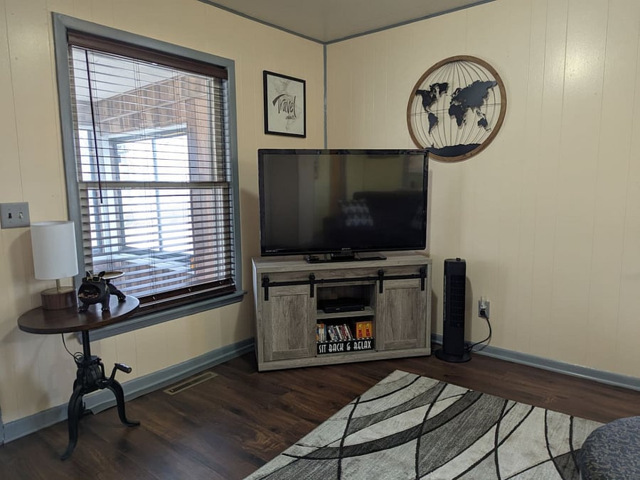 Entertainment center.